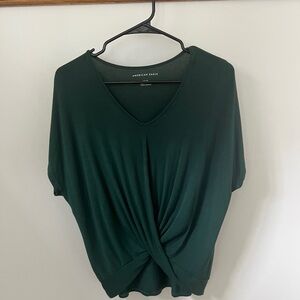 American Eagle short sleeve twist top